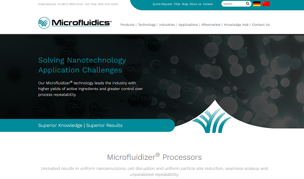 Microfluidics International Corporation Microfluidics International Corporation