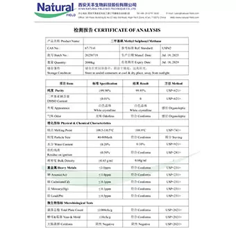 NF-COA Metil Sulfonil Metano